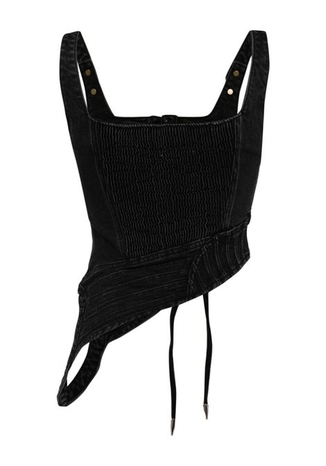 Corsetto con lacci in nero Feng chen wang - donna FENG CHEN WANG | FWF18VS06BBLK